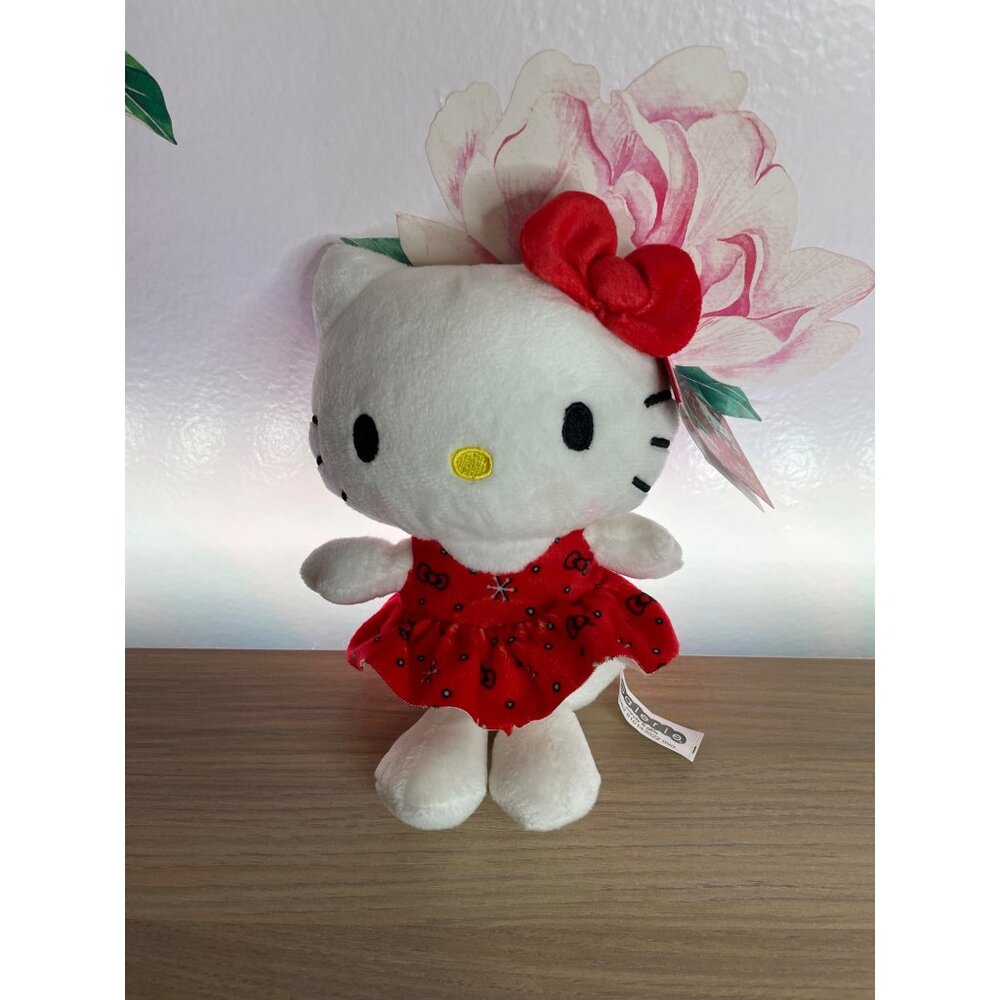 Sanrio Hello Kitty Peppermint Candy Canes Plush NWT